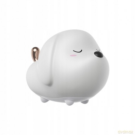 Baseus Cute Series Sylikonowa lampka nocna dla dzieci bezprzewodowa LED RGB 3 tryby piesek