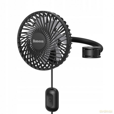 Baseus Departure vehicle fan Wiatrak wentylator samochodowy USB na zagłówek EOL