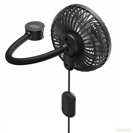 Baseus Departure vehicle fan Wiatrak wentylator samochodowy USB na zagłówek EOL