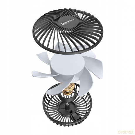 Baseus Departure vehicle fan Wiatrak wentylator samochodowy USB na zagłówek EOL