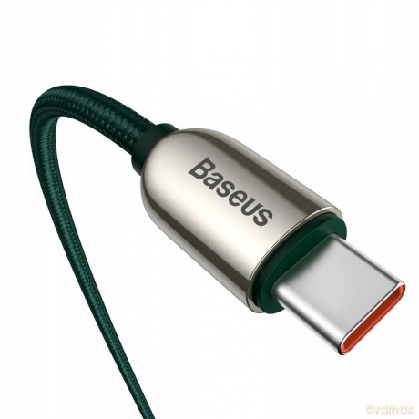 Baseus Display Fast Charging Kabel Type-C USB-C 5A 100W z wyświetlaczem Power Delivery Quick Charge 4.0