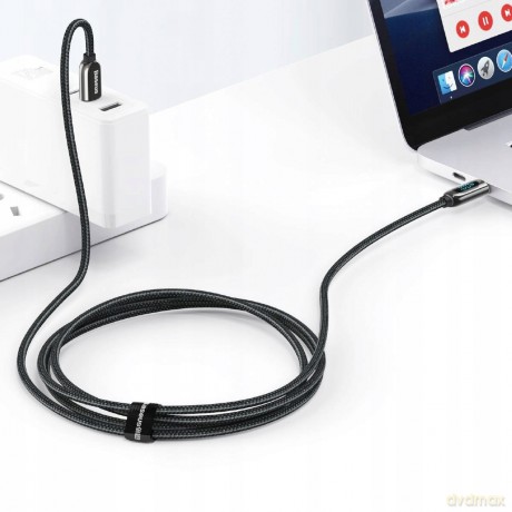 Baseus Display Fast Charging Kabel Type-C USB-C 5A 100W z wyświetlaczem Power Delivery Quick Charge 4.0