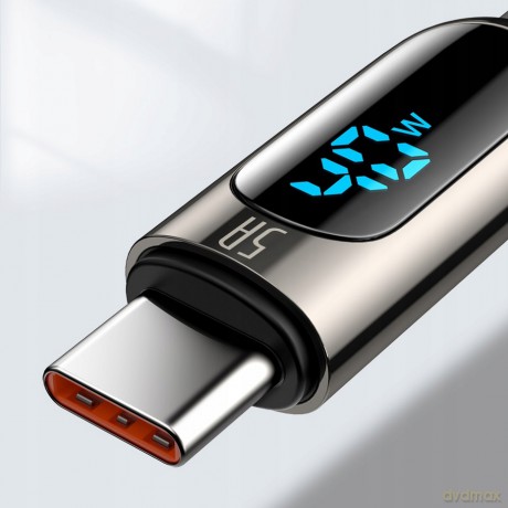 Baseus Display Fast Charging Kabel USB - Type-C 40W do Huawei XIaomi 27W Quick Charge 3.0 SCP