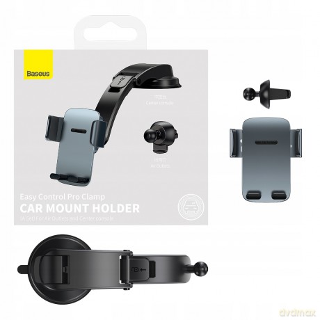 Baseus Easy Control Pro Set Uchwyt samochodowy do telefonu na kokpit kratkę