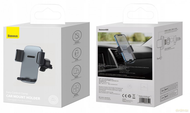 Baseus Easy Control Pro Uchwyt samochodowy do telefonu na kratkę nawiewu