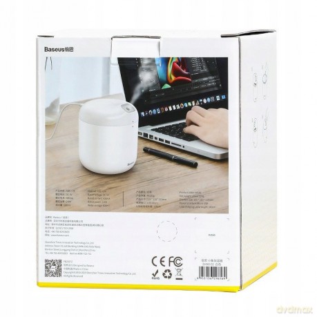 Baseus Elephant Humidifier Cichy nawilżacz powietrza + lampka nocna LED 2w1