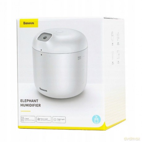 Baseus Elephant Humidifier Cichy nawilżacz powietrza + lampka nocna LED 2w1