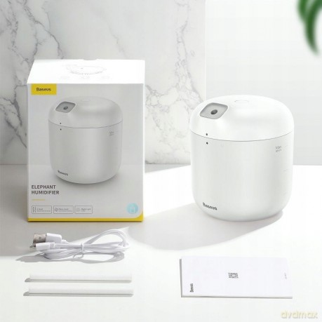 Baseus Elephant Humidifier Cichy nawilżacz powietrza + lampka nocna LED 2w1
