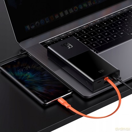Baseus Elf Power Bank 20000mAh 65W z kablem USB-C PD QC