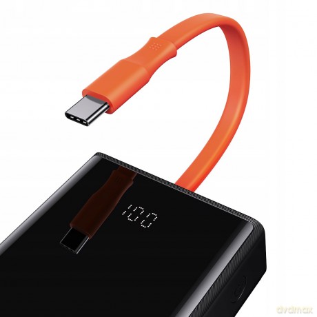 Baseus Elf Power Bank 20000mAh 65W z kablem USB-C PD QC