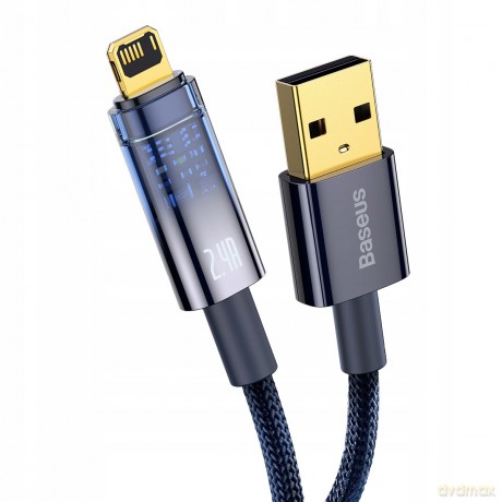 Baseus Explorer Series Kabel USB Lightning do iPhone 5 6 7 8 X iPad 2.4A 2m