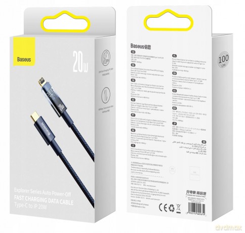 Baseus Explorer Series Kabel USB-C Lightning Power Delivery 20W