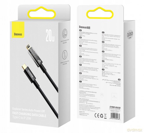 Baseus Explorer Series Kabel USB-C Lightning Power Delivery 20W