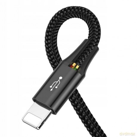 Baseus Fast 4-in-1 Mocny kabel 4w1 USB - Lightning (iPhone) + Micro + 2x Type-C 3.5A 1.2m