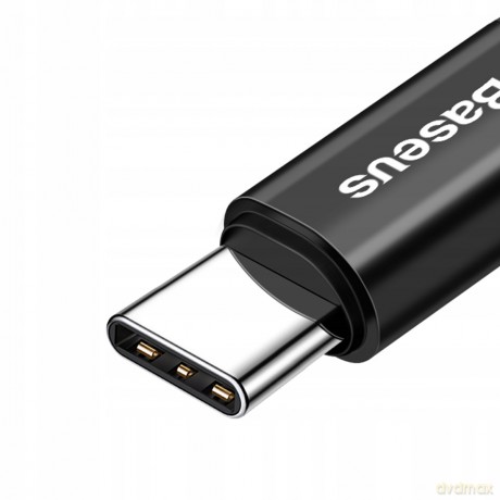 Baseus Fish eye Elastyczny wzmocniony sprężynowy kabel USB-C Type-C 1m