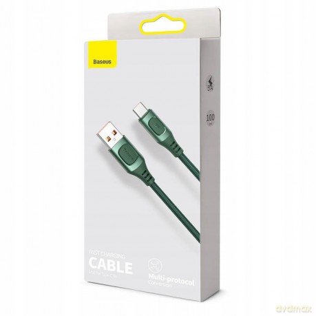 Baseus Flash Multiple Kabel USB - Type-C 5A 1m do Huawei Xiaomi Quick Charge 3.0 AFC Huawei SCP