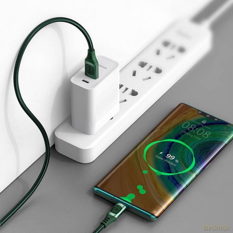 Baseus Flash Multiple Kabel USB - Type-C 5A 1m do Huawei Xiaomi Quick Charge 3.0 AFC Huawei SCP
