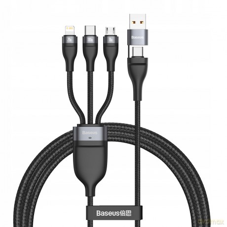Baseus Flash Series Kabel USB USB-C Type-C Lightning Micro Power Delivery 20W 100W Quick Charge 1.2m