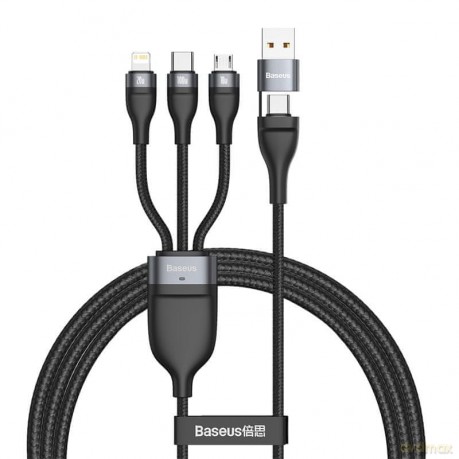 Baseus Flash Series Kabel USB USB-C Type-C Lightning Micro Power Delivery 20W 100W Quick Charge 1.2m