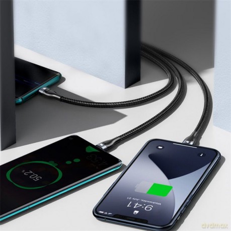 Baseus Flash Series Kabel USB USB-C Type-C Lightning Micro Power Delivery 20W 100W Quick Charge 1.2m