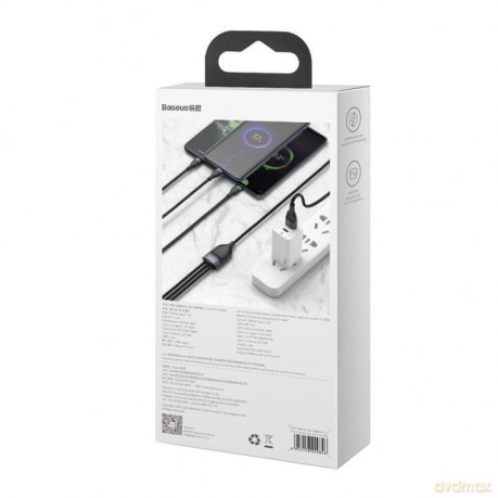 Baseus Flash Series Kabel USB USB-C Type-C Lightning Micro Power Delivery 20W 100W Quick Charge 1.2m