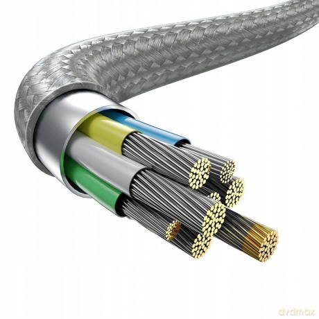 Baseus Flash Series Kabel zasilający Type-C - Type-C DC SlimTip do laptopów telefonów Lenovo 100W 2w1