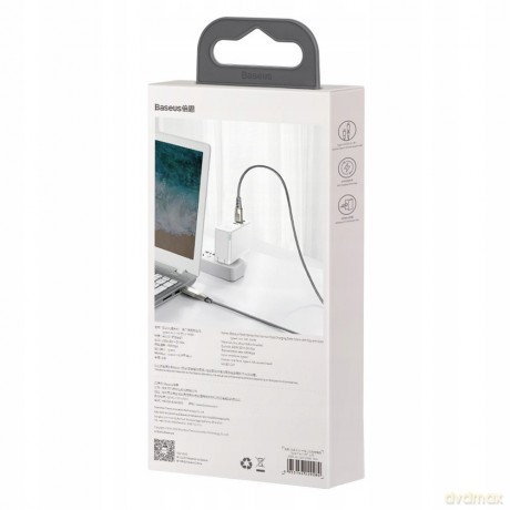 Baseus Flash Series Kabel zasilający Type-C - Type-C DC SlimTip do laptopów telefonów Lenovo 100W 2w1