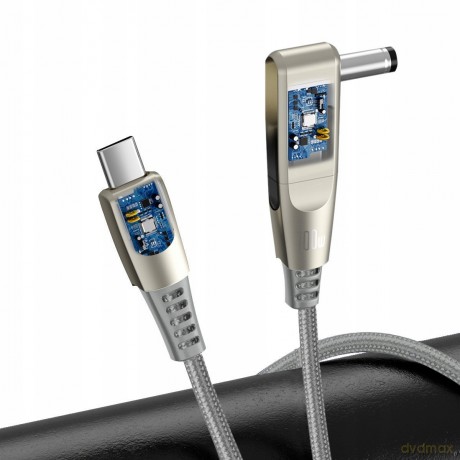 Baseus Flash Series One-for-two Fast Charging Data Cable with Round Head Type-C to C DC 100W 2m Grey