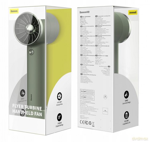 Baseus Flyer Turbine Wentylator wiatrak USB bezprzewodowy Power Bank 4000mAh