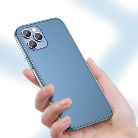 Baseus Frosted Glass Etui case pokrowiec obudowa do iPhone 12 Pro Max 6.7'' 2020 EOL