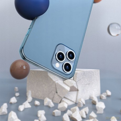 Baseus Frosted Glass Etui case pokrowiec obudowa do iPhone 12 Pro Max 6.7'' 2020 EOL