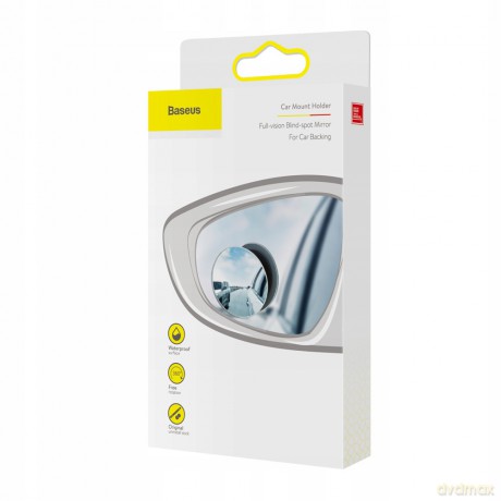 Baseus Full blind 2x dodatkowe lusterko szerokokątne martwe pole lusterko boczne regulowane