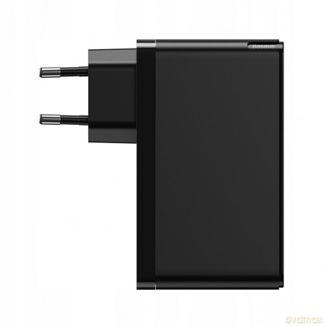 Baseus GaN2 Pro Ładowarka sieciowa 2x Type-C 1x USB-A 120W Power Delivery 3.0 Quick Charge 4.0 Huawei SCP Samsung Fast Charge 2.0 + kabel 100W