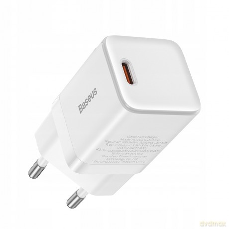 Baseus GAN3 1C Ładowarka sieciowa zasilacz USB-C PD QC4.0 30W