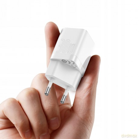 Baseus GAN3 1C Ładowarka sieciowa zasilacz USB-C PD QC4.0 30W