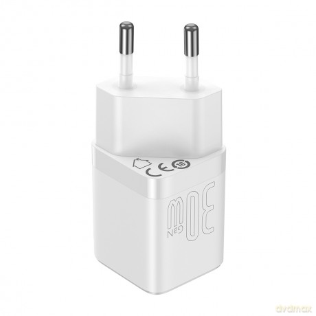 Baseus GAN3 1C Ładowarka sieciowa zasilacz USB-C PD QC4.0 30W