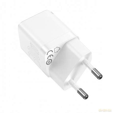 Baseus GAN3 1C Ładowarka sieciowa zasilacz USB-C PD QC4.0 30W