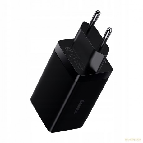 Baseus GAN3 Pro 2C+U Ładowarka sieciowa zasilacz 3x USB-A USB-C PD QC4.0 65W