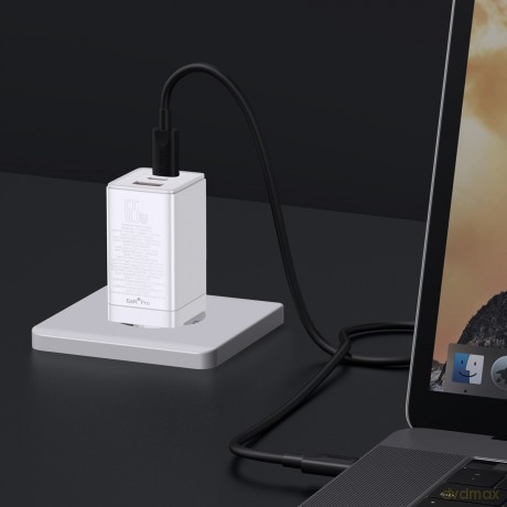 Baseus GAN3 Pro 2C+U Ładowarka sieciowa zasilacz 3x USB-A USB-C PD QC4.0 65W