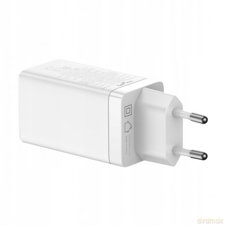 Baseus GAN3 Pro 2C+U Ładowarka sieciowa zasilacz 3x USB-A USB-C PD QC4.0 65W