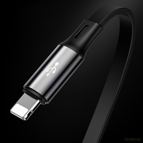 Baseus Golden Loop Kabel 3w1 USB - Lightning Micro USB Type-C 3.5A z organizerem regulacja długości