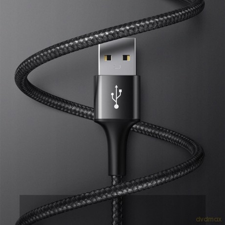 Baseus Halo Data Kabel USB 3w1 do iPhone Lightning Micro Type-C 3.5A LED 120cm EOL