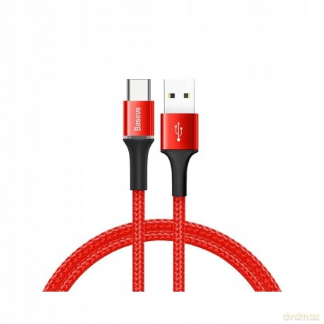 Baseus Halo Data Podświetlany kabel USB USB-C Type-C Quick Charge 3.0 25cm 3A