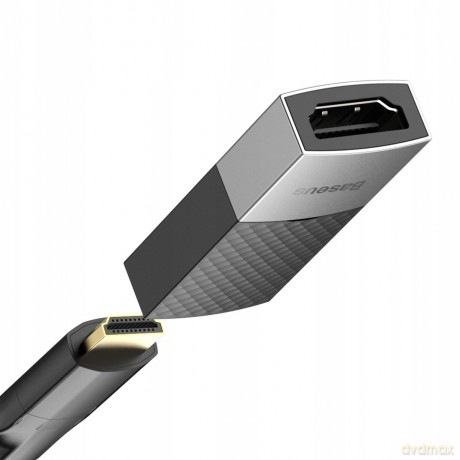 Baseus HDMI Signal Łącznik beczka przedłużacz adapter 2x HDMI (F) *EOL