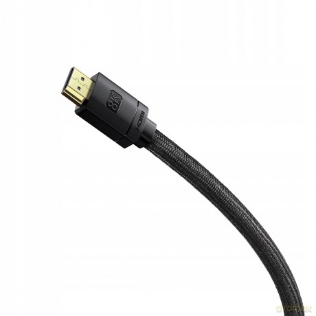 Baseus High Definition Kabel HDMI 2.1 8K 60Hz UHD 3D dynamiczny HDR 1m