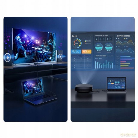Baseus High Definition Kabel przewód HDMI - HDMI 2.0 4K60Hz FULL HD 18Gbps HDR 1m