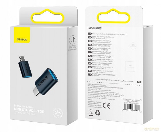 Baseus Ingenuity Series Adapter OTG Type-C do USB-A USB3.1 10GB