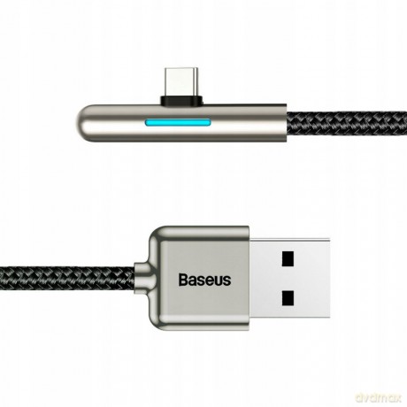 Baseus Iridescent Lamp HW Kątowy kabel USB - Type-C Huawei Super Charge 5A 40W 2m