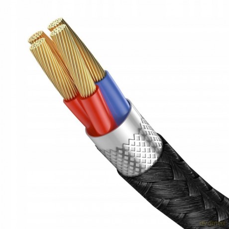 Baseus Iridescent Lamp HW Kątowy kabel USB - Type-C Huawei Super Charge 5A 40W 2m