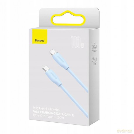 Baseus Jelly Liquid Silica Gel Kabel USB-C Type-C 100W Power Delivery QC4.0 AFC 5A 2m